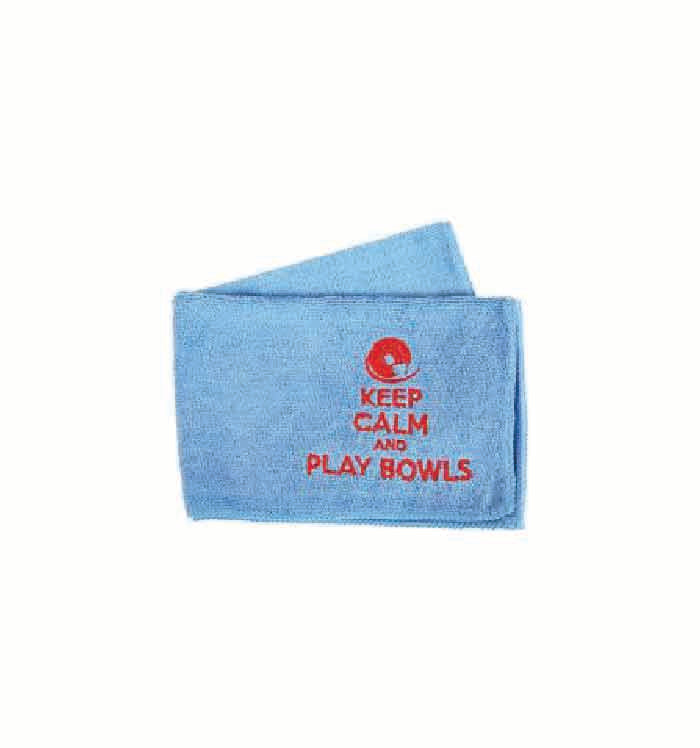Henselite Keep Calm & Play Bowls Microfibre Cloth