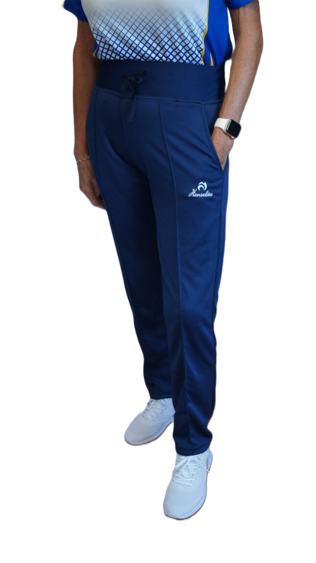 Henselite Ladies High Waist Trouser Navy