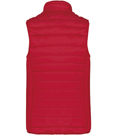Bowlr Ladies Lightweight Padded Bowls Bodywarmer Red