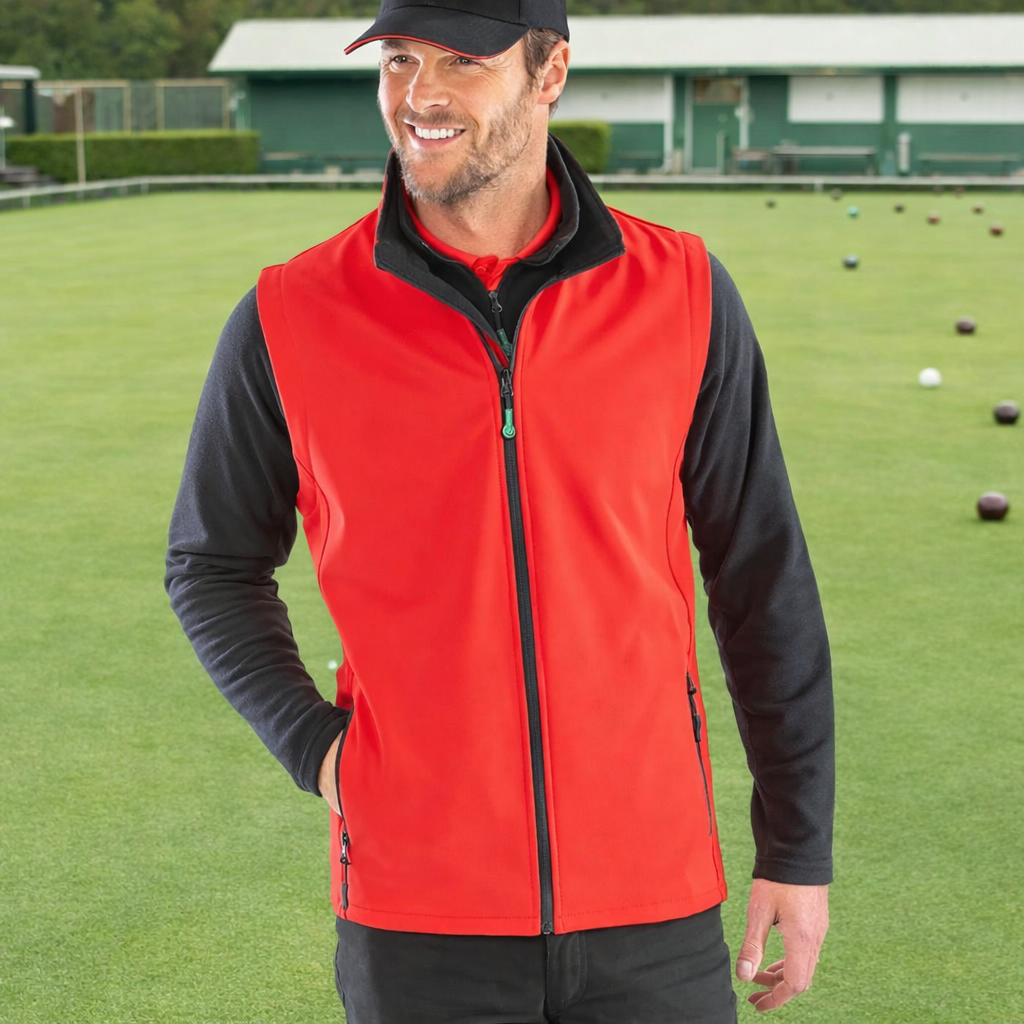 Men’s Bowls Softshell Gilet