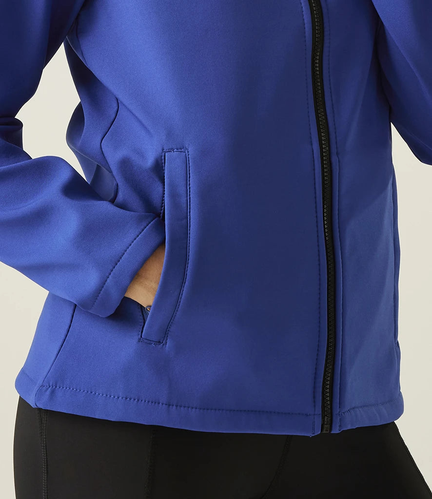 Ladies Royal Blue Softshell Bowls Jacket