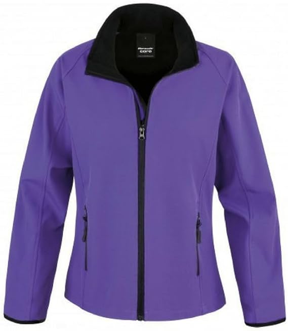 Core Ladies Softshell Jacket Purple