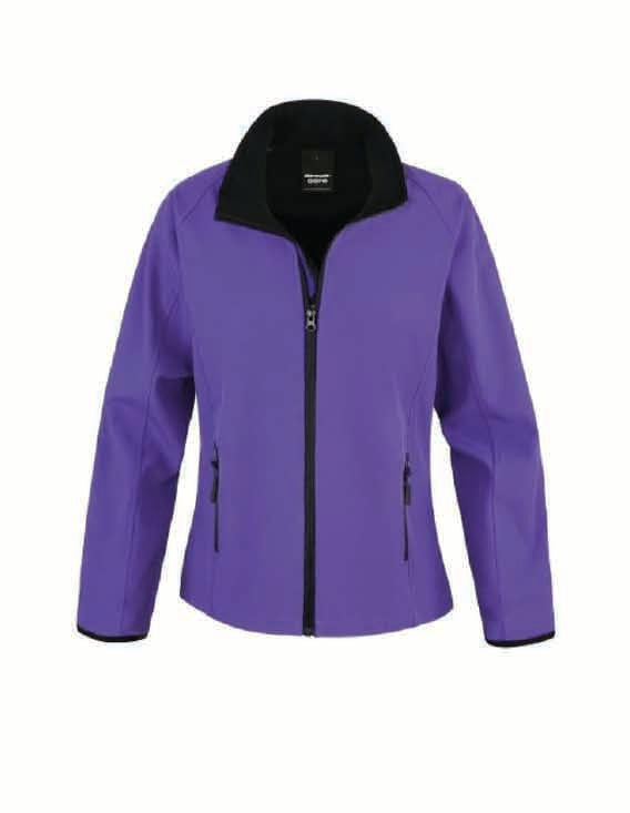 Core Ladies Softshell Jacket Purple