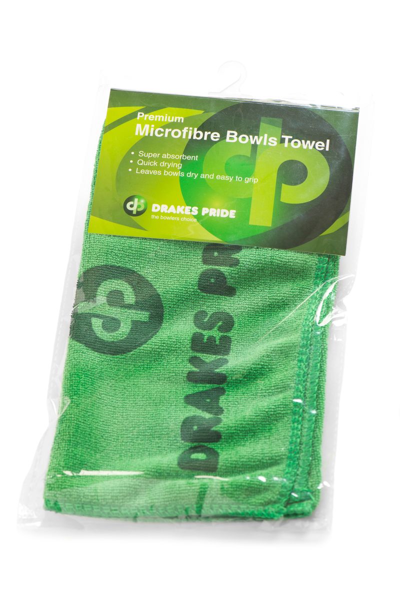 Drakes Pride Microfibre Bowls Towel Green