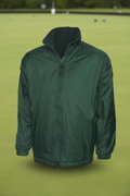 Bowlr Classic Reversible Fleece Jacket Bottle Green