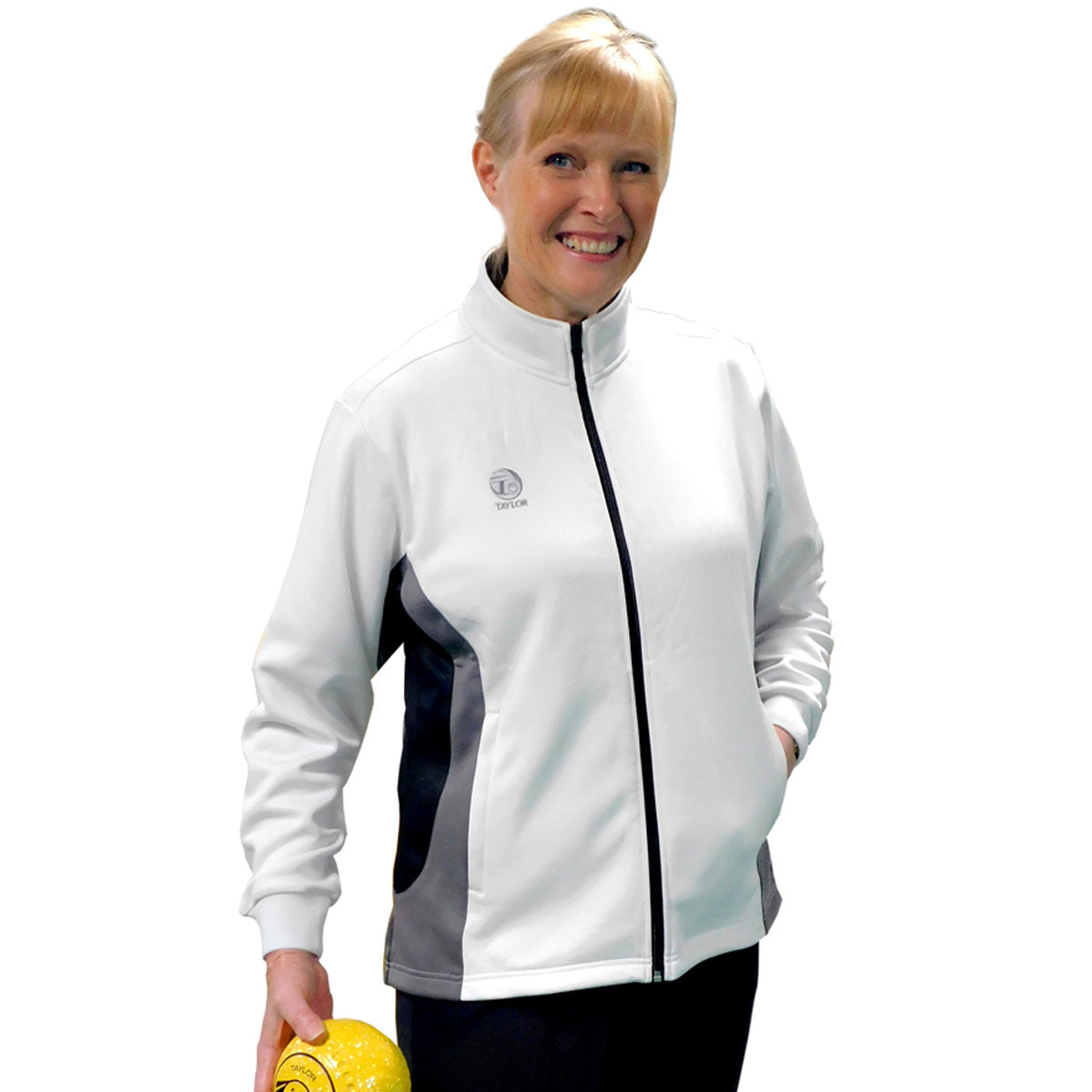 TAYLOR Ladies Black/Grey Softhsell Jacket